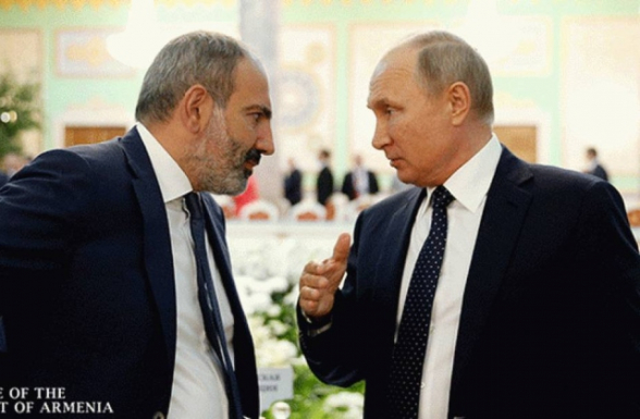Песков сообщил об обсуждениях организации встречи Пашинян-Путин